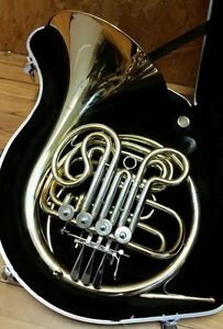 SELMAN F/Bb Double FRENCH HORN With Mouthpiece AND Case - OUTSTANDING CONDITION!