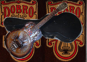1935 Dobro Model 35 "Fiddle Edge" Metal Body Resonator National-vibe w/Orig Case