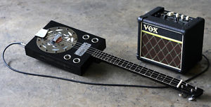 Cigar Box Guitar ~ 4 String Resonator ~ Bottleneck à résonateur Blues Guitare