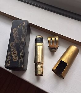 Vintage Otto Link Double Ring New York 7* Tenor Saxophone Mouthpiece - Complete!