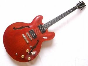 <Last> 1981 Tokai ES-150J ES-335 Electric Guitar Red Japan Free Shipping w/SC