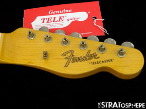 Fender Custom Shop Postmodern Relic Telecaster NECK + TUNERS Tele Maple Modern C