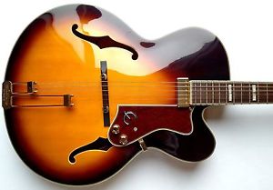 Epiphone Emperor Regent Archtop Electric Guitar Korea Vintage Sunburst MIK w/HSC