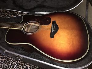 Yamaha FGX730SC Acoustic Electric Guitar - Brown Sunburst with CASE