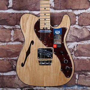 Fender American Elite Thinline Telecaster Natural 6615 Electric Guitar w/HSC