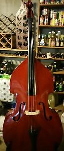 Select Spruce Top Laminated 3/4 Upright Double Bass with Bag and Bow