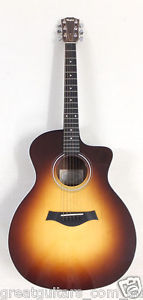 2012 TAYLOR 214-CE acoustic electric guitar EXC condition.