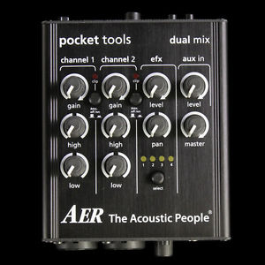 AER Dual Mix 2 Pre-Amplifier Mixer Effect Pedal