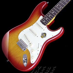 Fender Japan Classic 60s Stratocaster Texas Special Cherry Burst From Japan #A8