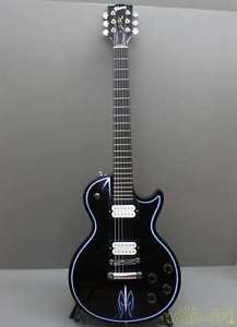 GIBSON  Les Paul Studio Hot Rod Blue and White Pinstripe 120th From JAPAN