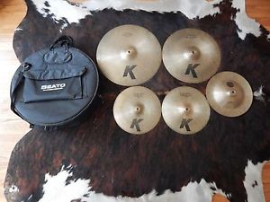 Zildjian K Custom Dark Cymbal Bundle With Tour Bag