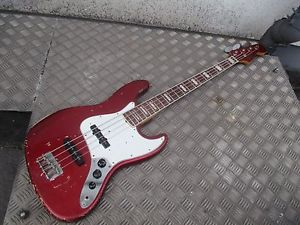 1966 FENDER JAZZ BASS USA / CANDY APPLE RED & MATCHING HEADSTOCK