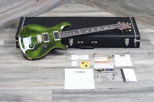 MINTY! 2015 PRS Custom 24 Limited Edition 30th Anniversary Jade Green Flametop