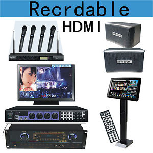 Karaoke Jukebox Machine TouchScreen Complete System Recordable 3TB HDMI KOD8H