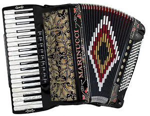 NEW Italian Accordion - Marinucci 96 Bass - 4 Voice - Double Cassotto - Musette