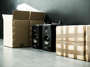 Adam S2X, SX series audio monitors.