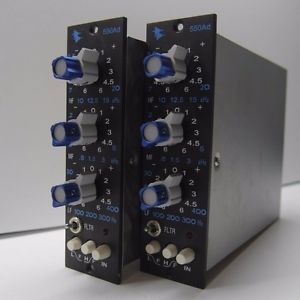 2 Custom API Audio 550AD *EXTREMELY RARE* 500 series EQ - 6db Variations of 550a