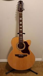 Takamine EG523SC-12 G Series Jumbo Cutaway 12-String Acoustic-Electric Guitar