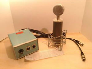 AEG MKL-101 Tube Microphone EF12 U47 circuit with a vintage German transformer