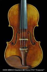 Master Build 2017 #012 Guarneri del Gesu Violin 1743 "Cannone" Violin