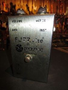 Vintage Original 1960's Mosrite Fuzzrite Fuzz Effects Pedal Chrome Really Rare!