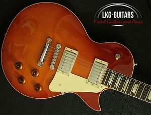 FGN E-Gitarre, Neo Classic LS10, Plain Faded Cherryburst, incl.  LIFTON CASE