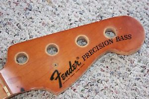 1975 1976 Fender Precision bass neck maple