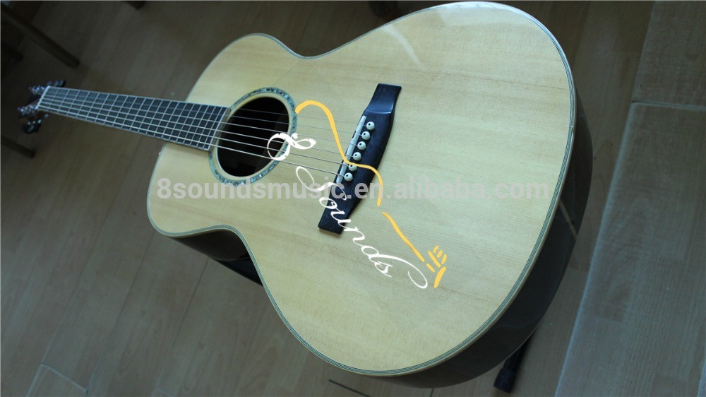 free shipping all solid wood acoustic guitars