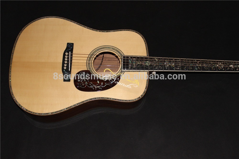 free shipping AAA quality handmade guitar all solid wood acoustic electric guitar custom super best quality guitars