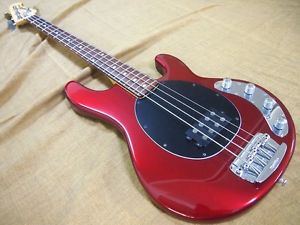 ERNIE BALL: Electric Bass MUSIC MAN Stingray USA TRANS RED USED