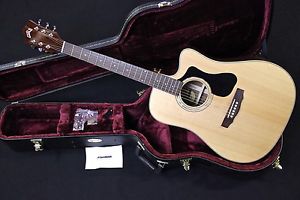 Guild D-140CE GAD Series All-Solid Dreadnought Acoustic/Electric Guitar w/ Case