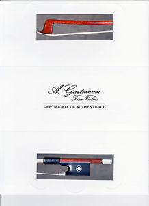 A very fine French certified violin bow by Andre Richaume, ca.1930, SUPERB!