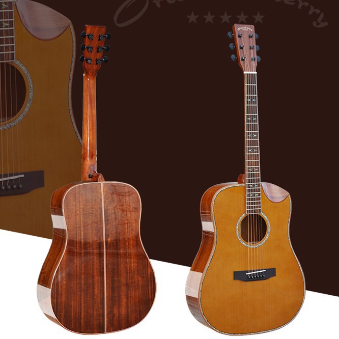 guitar acoustic guitar 41inch electric guitar with half cutway jumbo guitar factory