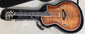 2007 TAYLOR T5C2 KOA Thinline acoustic electric guitar EXC condition.