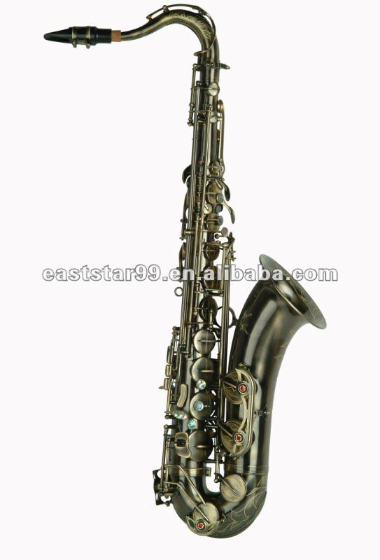 antique bronze tenor saxophone