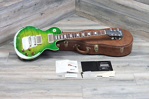 WOW! Gibson Les Paul Custom Shop Pro Iguana Burst Flame Best Finish Ever