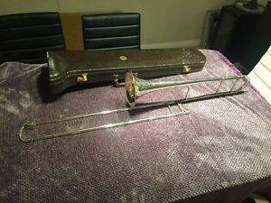 1925-1930 King H.N White Silver Medium Bore Low Pitch Trombone Excellent!