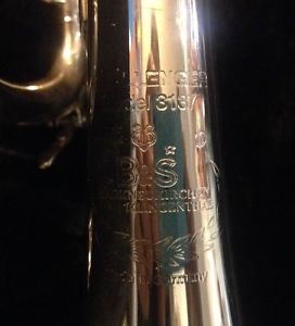 B&S Sterling Silver Bell Trumpet - Challenger Model 3137 w/OHSC GREAT SHAPE