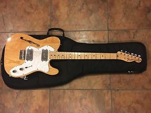 Fender 72 Thinline Telecaster Electric Guitar with Soft Shell Case