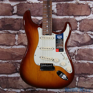 Fender American Elite Stratocaster Tobacco Sunburst Electric Guitar w/HSC