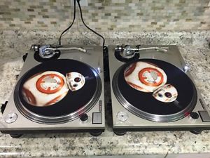Pair Technic SL 1200 Mk 2 Dj Turntables Vinyl & Serato Tested  Rca & Ground 1210