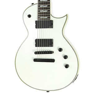 Used ESP LTD Eclipse EC-407 7 String White Electric Guitar
