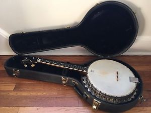 Antique Vega Tubaphone Tenor Style M 4 String Banjo