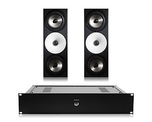 Amphion Two15 Passive 2-Way Monitor Speakers (Pair) w/ Amp500 Stereo Amplifier