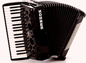 Hohner Amica IV 96 Design 2 schwarz Akkordeoen
