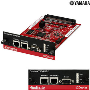 Yamaha DANTE-MY16-AUD2 Mini-YGDAI Network Interface I/O Card l Authorized Dealer