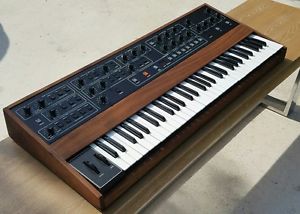 Sequential Circuits Prophet 5 Rev.2 custom firmware restored & flight case.