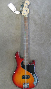 2013 Fender Deluxe Dimension Bass IV, New Old Stock Aged Cherry Sunburst