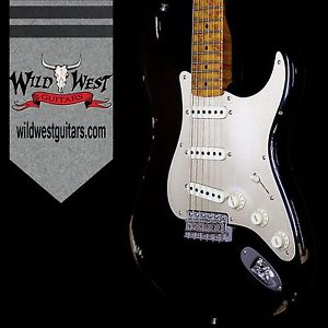 Fender Custom Shop 17 NAMM LTD Roasted 1956 Stratocaster Relic Aged Black
