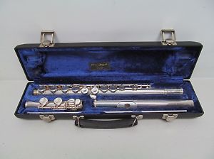 Emerson Flute W/Solid Silver Head Joint/Carrying Case (Serial-28013)